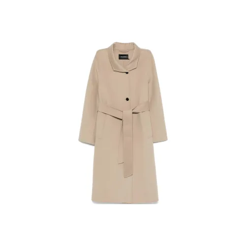 Karl Lagerfeld Пальто Женское Песочно-Бежевое