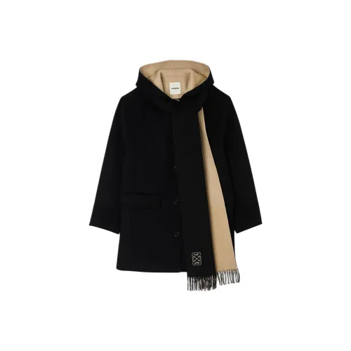 SANDRO Черное Женское Пальто