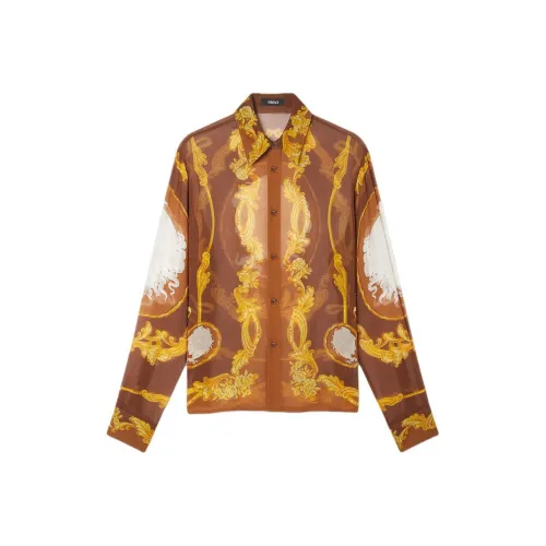 VERSACE Мужские рубашки с принтом