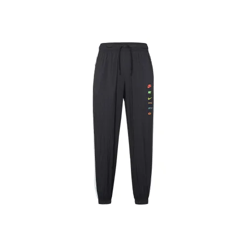 Nike Вязаные тренировочные штаны женские черные