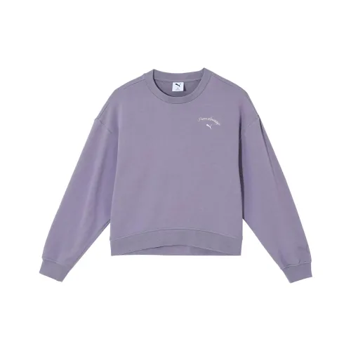 PUMA Фиолетовый 90 Женские Свитшоты