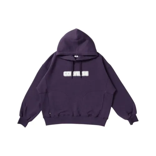 Converse Свитшот Женский Темно-фиолетовый