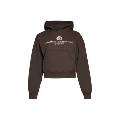 SPORTY RICH Свитшот Женский Коричневый