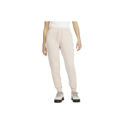 NIKE Светло-розовые Женские Вязаные Тренировочные Брюки