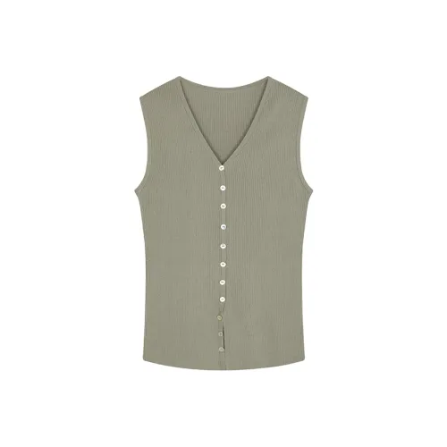 Mo Han Yi Mei Трикотаж Женский Оливково-зеленый