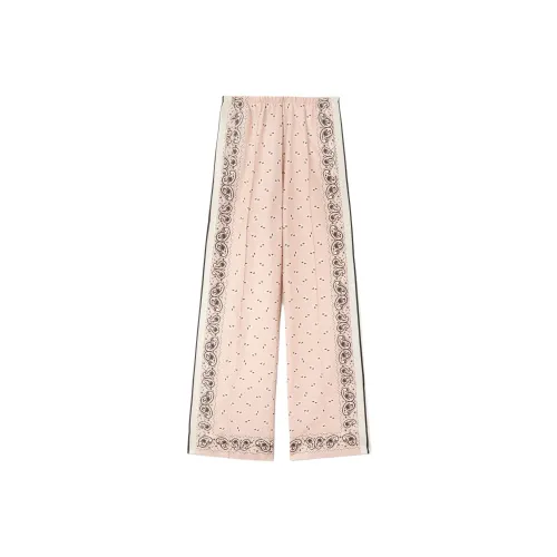 PALM ANGELS Повседневные брюки Женские Розовый и Белый