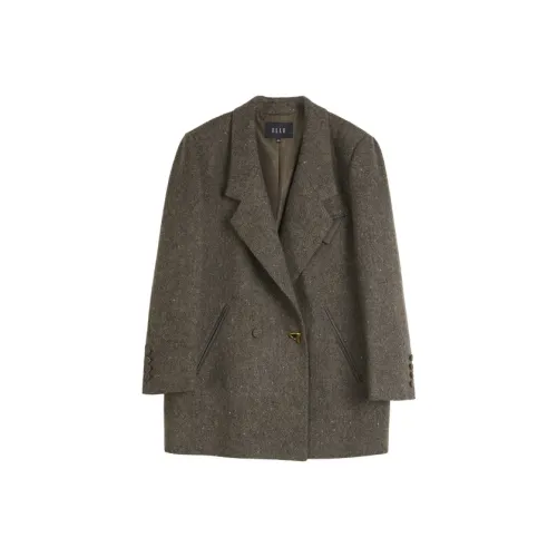 ELLE Бизнес-костюм женский темно-коричневый