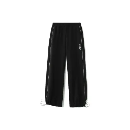 LINING Sports Fashion Collection Черные Женские Вязаные Тренировочные Брюки