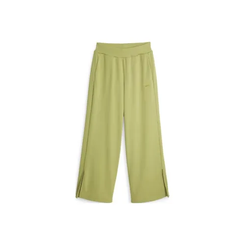 PUMA Повседневные брюки Женские Зеленые