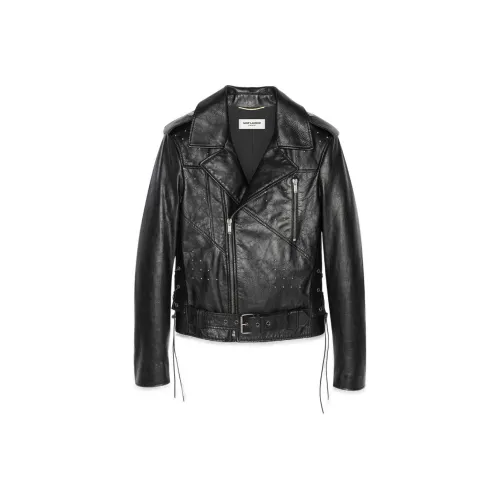 SAINT LAURENT Черные Женские Кожаные Куртки