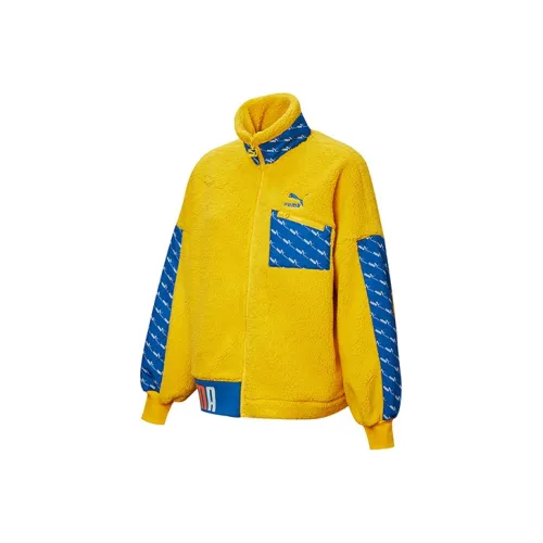 PUMA Желтые Женские Бархатные Куртки