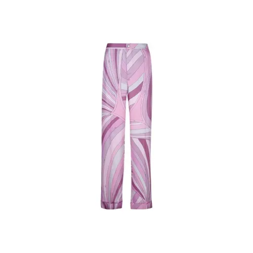 EMILIO PUCCI Розовые Женские Повседневные Брюки