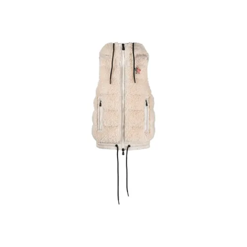 Moncler Grenoble Бежевые Женские Жилеты