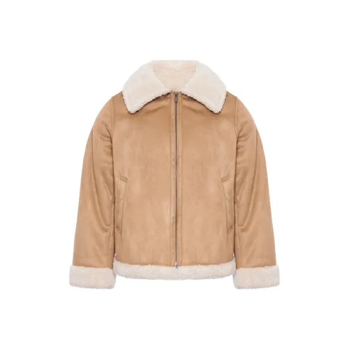 UNIQLO Cropped Coat Women's Dark Beige UNIQLO Укороченное пальто женское темно-бежевый