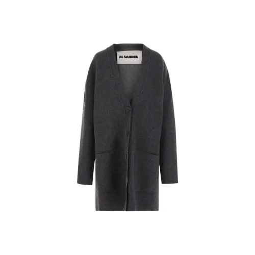 JIL SANDER Серый Женский Пальто