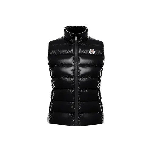 Moncler Ghany Series Женские жилеты черного цвета