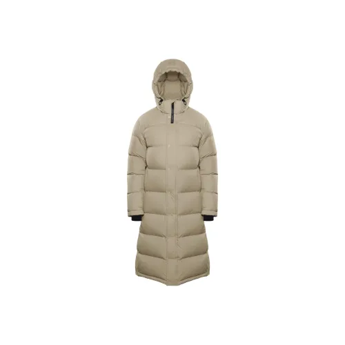 ARITZIA The Супер Puff Длинный CliMATTE Пуховик Женские Fuent Тауповый Тауповый