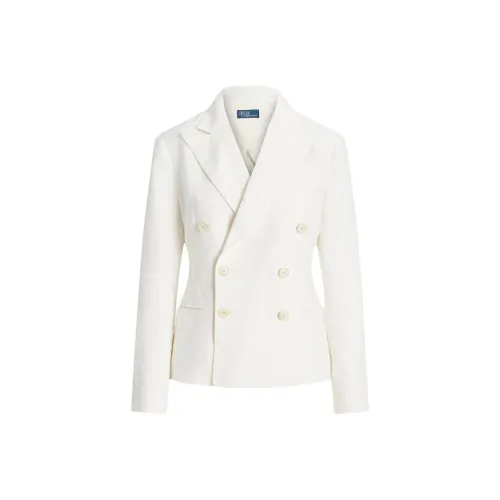 Polo Ralph Lauren SS24 Бизнес Костюм Пальто Женские Невис Остров Экрю