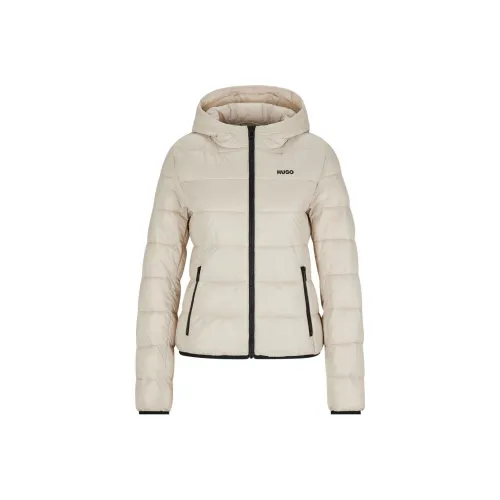 HUGO BOSS Светло-бежевые женские объемные куртки (пуфы)