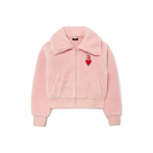 MLB Розовое женское короткое пальто