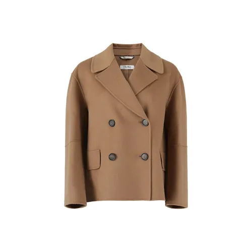 'S MAX MARA Верблюжий Женское Пальто