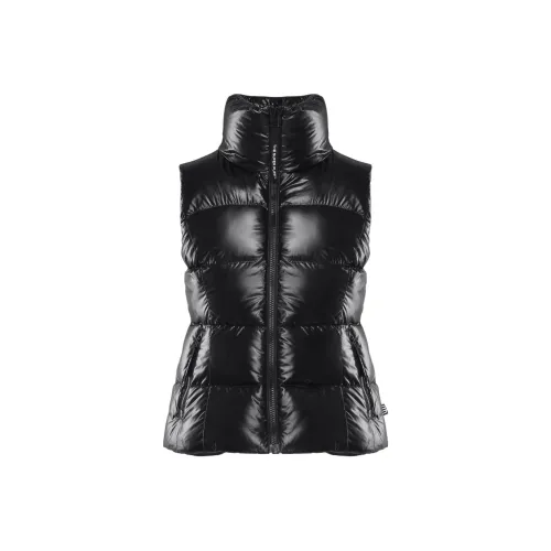 ARITZIA The Супер Puff The SuperSnug Puff Vest Hi GLOSS Down Jacket Women's BLACK BLACK