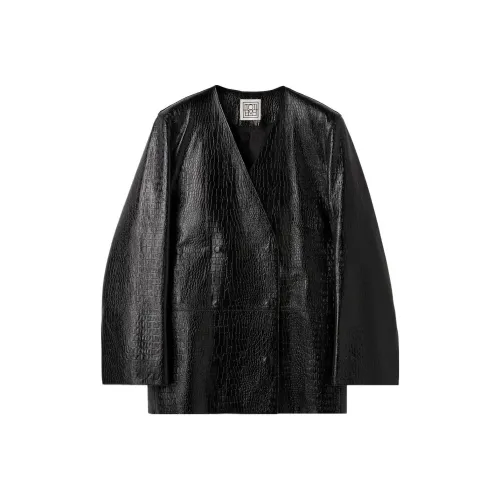 TOTEME Черные Женские Кожаные Куртки