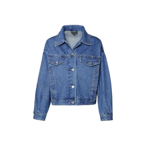A.P.C Denim Jacket Women's Blue