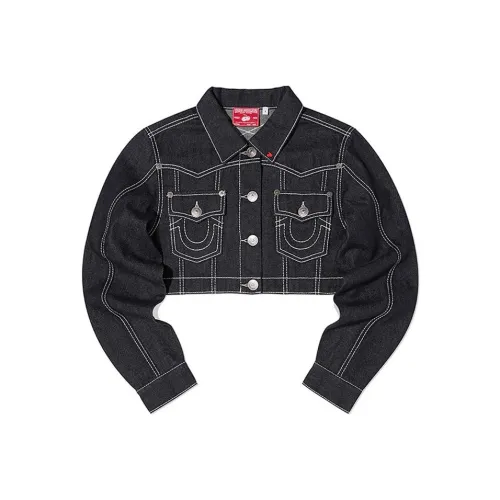 KIRSH X TRUERELIGION SS24 Деним Куртка Женская Белая