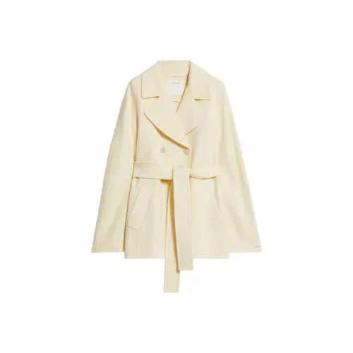 SportMax Бежевое Женское Пальто