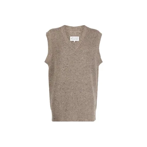 Maison Margiela Ореховый коричневый Женские жилеты