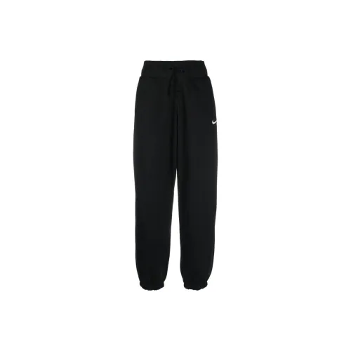 NIKE Черные Женские Вязаные Тренировочные Брюки