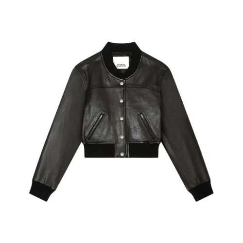 ISABEL MARANT Черные Женские Кожаные Куртки
