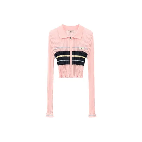 CHUU Светло-розовый Женский Трикотаж