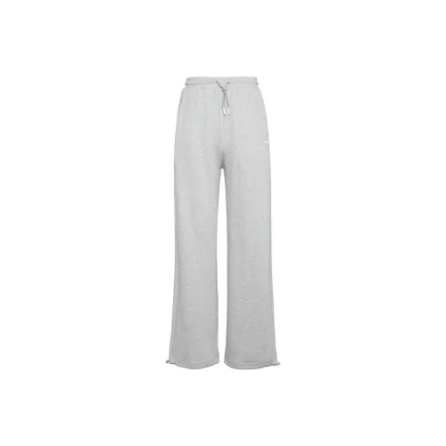 LINING Sports Life Collection Серые Женские Вязаные Тренировочные Брюки