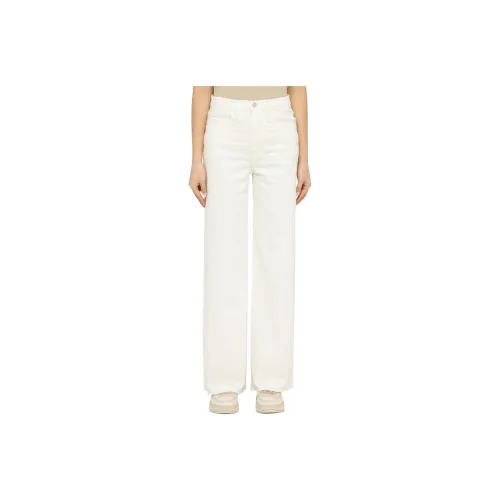 Рамка Повседневные брюки Женские Белые