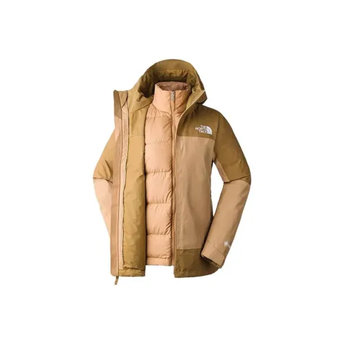 THE NORTH FACE Urban Exploration Водонепроницаемый Ветрозащитный И Водоотталкивающая Ветровка Женские Хаки
