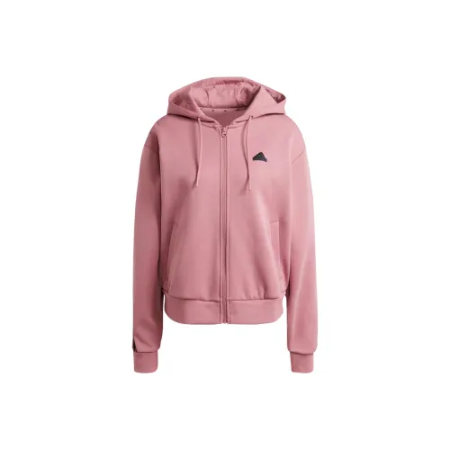 adidas clothing Розовые Женские Свитшоты