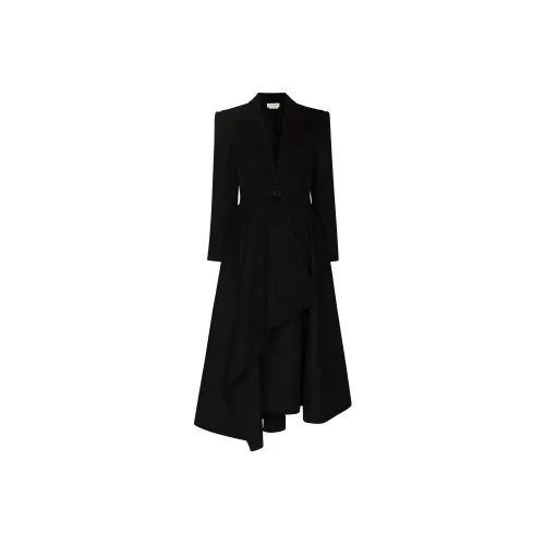 Alexander McQueen Черные Женские Бархатные Куртки