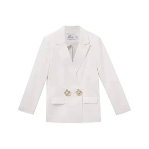 Self Portrait Бизнес-костюм Женский Чисто белый