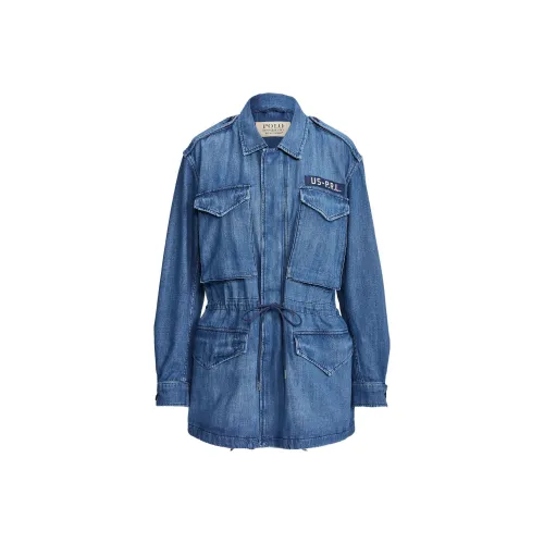 Polo Ralph Lauren Denim Jacket Women's Blue Поло Ральф Лорен Деним Куртка Женская Синяя