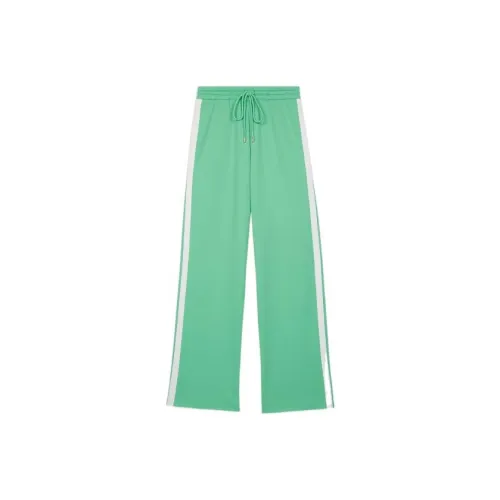 Maje Зеленые Женские Вязаные Спортивные Брюки
