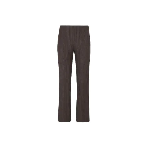 FENDI Коричневые Женские Повседневные Брюки