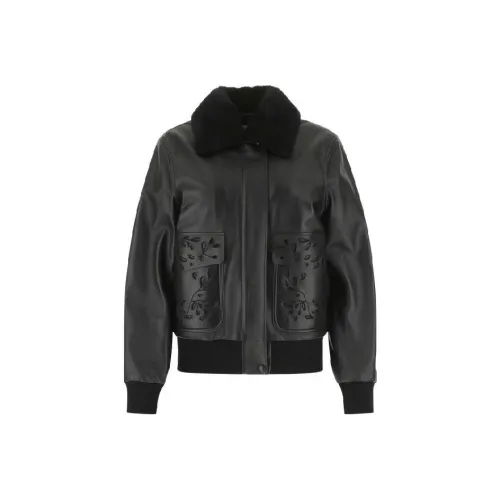Chloé Черные Женские Кожаные Куртки