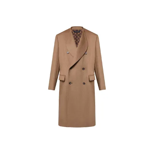 LOUIS VUITTON FW23 Пальто Женское Карамельный Коричневый