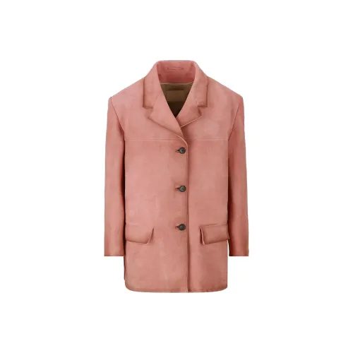 PRADA Бизнес-костюм Пальто Женское Светло-розовое
