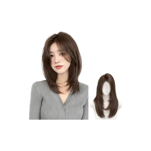 YOSEE Высокий Интеллект Взрослая Леди CENTER Часть Дышащий Перука Набор