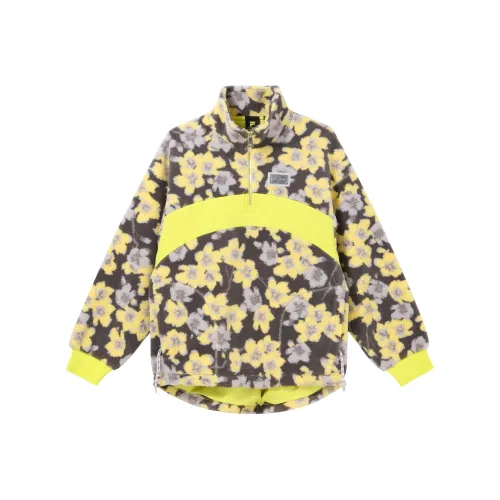 FILA FUSION FILA FUSION X BEAMS Co Бренд Серия Бархат Feel Куртка Женская Сахара Желтый