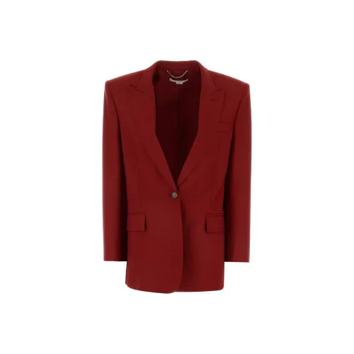 Stella McCartney FW24 Бизнес-костюм Пальто Женское Красное