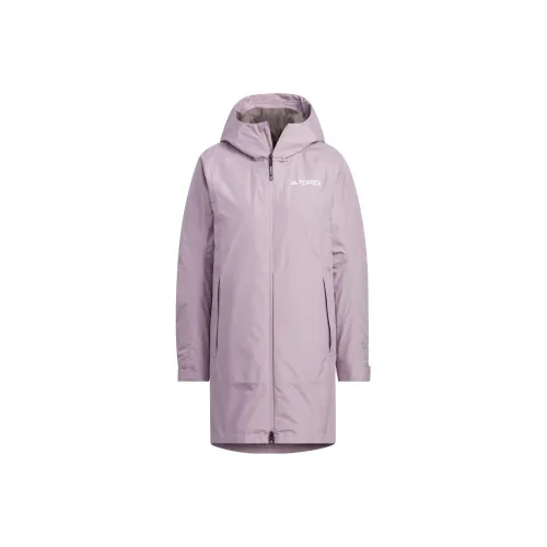 Adidas Водонепроницаемый Ветрозащитный And Дождезащитный Ветровка Женские Розовый